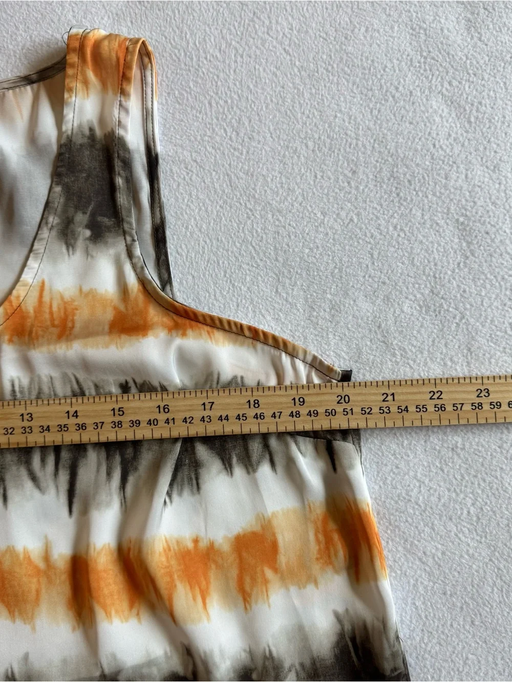 Michael Kors Women’s Sleeveless Tie Dye Tank Top Size L Chiffon Multi Boho Flowy